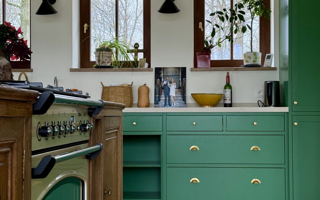 Mobilier sur mesure dans une maison ancienne rénovée à Ciney